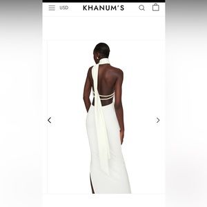 Khanums Kara Dress- Ivory